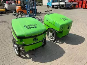 2x elektrische bak-/bezorgfiets, ca. 210x85x110 cm