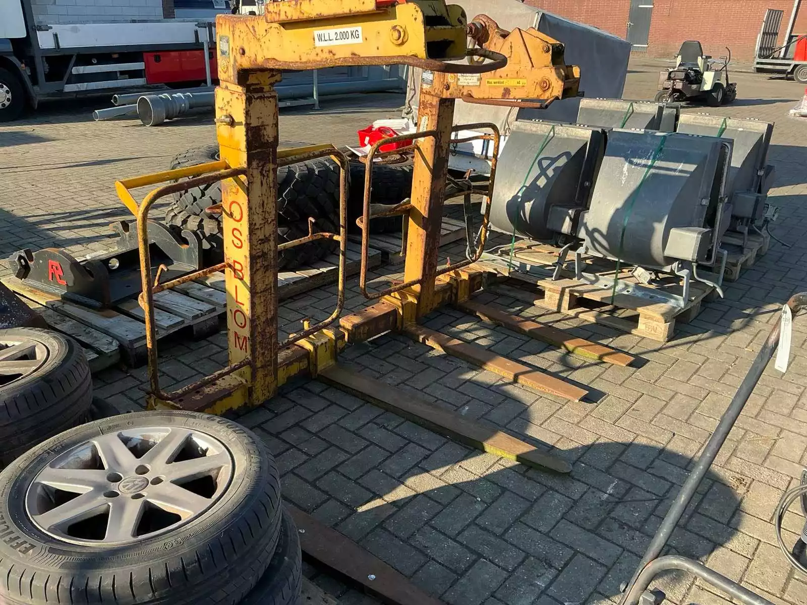 BSV pallet haak WLL 2000 – 2.000 kg hijscapaciteit