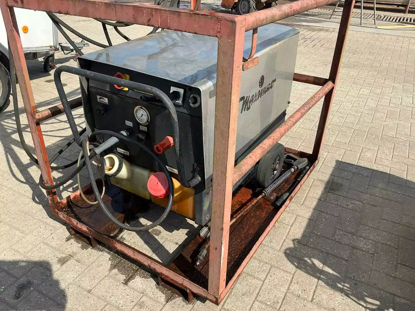 Maxmat stoomcleaner uit 1993 inclusief bok