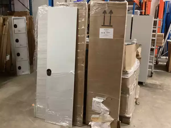 Schulte metalen kastdeuren, set van 3 stuks