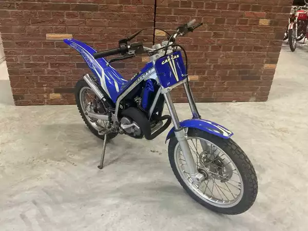 Gasgas TXT Boy 50 blauw/wit trialmotor, 49,4 cc tweetakt