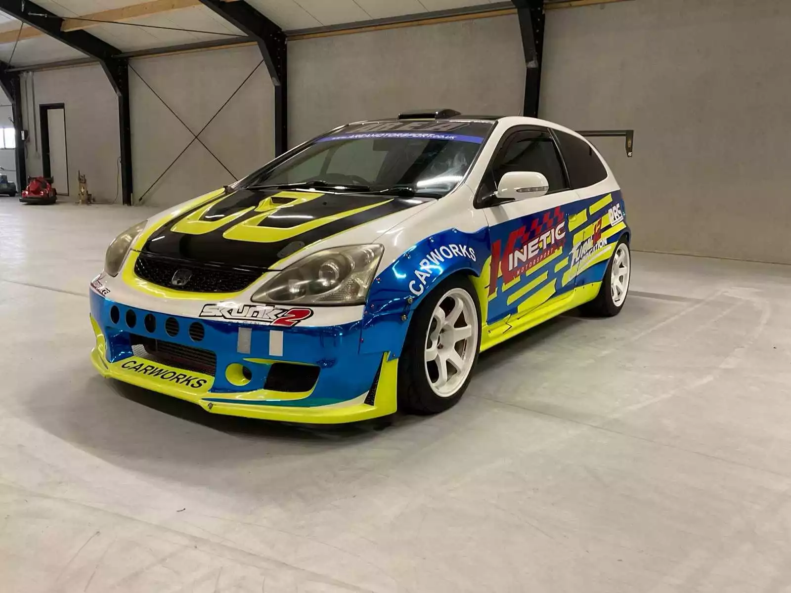 Honda Civic 2.0 benzine rallywagen met kenteken, 4x4 en APK t/m 11-2025