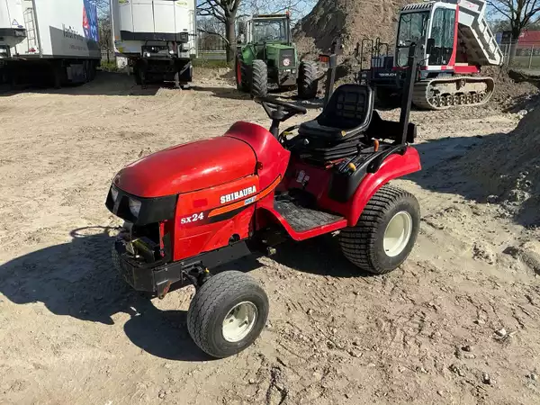 Shibaura SX 24 HST minitractor met automaat, 1.566 uur