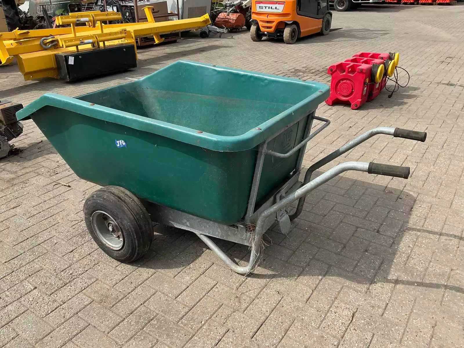 JFC kruiwagen, robuust model 210 x 120 x 80 cm