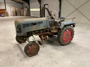 Lanz Bulldog D1306 oldtimer tractor uit 1958 met aftakas en hefinrichting
