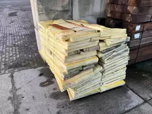 Partij isolatie, ca. 100 m² op 3 pallets