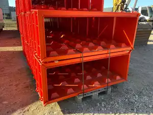 2x Legoblok betonmal voor stapelbare betonblokken