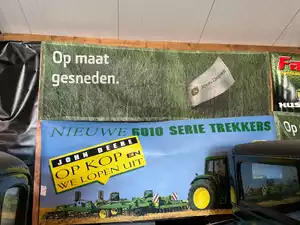 Set van 3 originele John Deere banners, 3000 x 800 mm