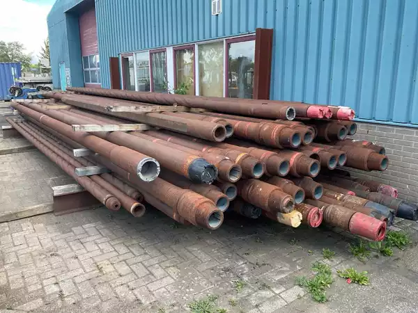 Partij boorbuizen – drillpipe, DC’s en Kelly pipe