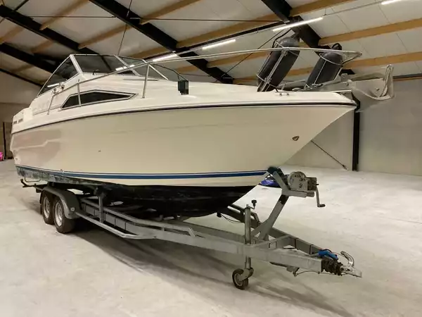 Sea Ray 220 DA speedboot 1991 met Mercruiser V8 en trailer
