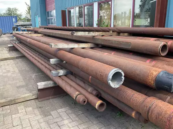 Partij boorbuizen – drillpipe, DC’s en Kelly pipe