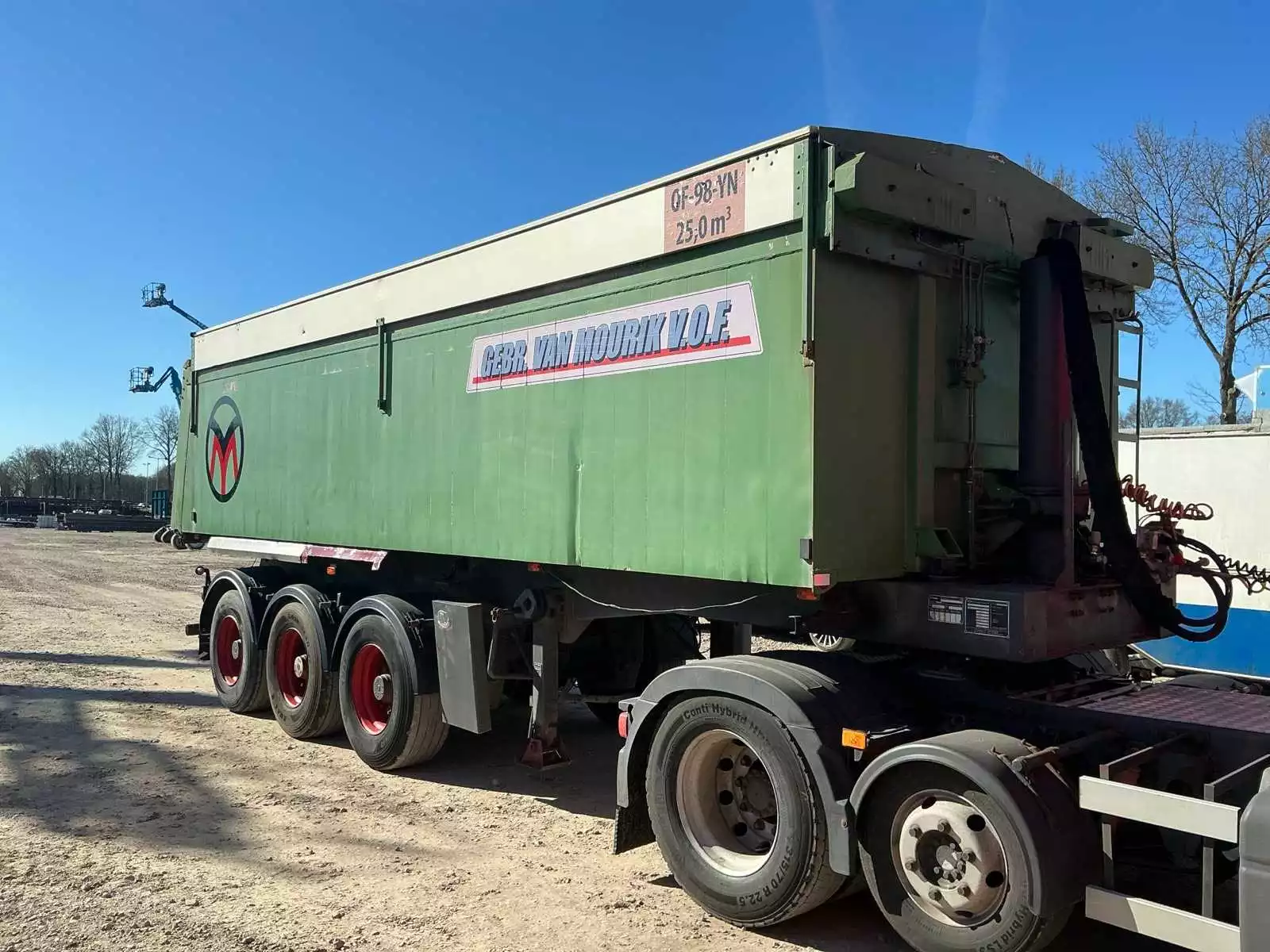 ATM OKA 15 27 3-assige kipper oplegger, 25 m³, 35.170 kg laadvermogen