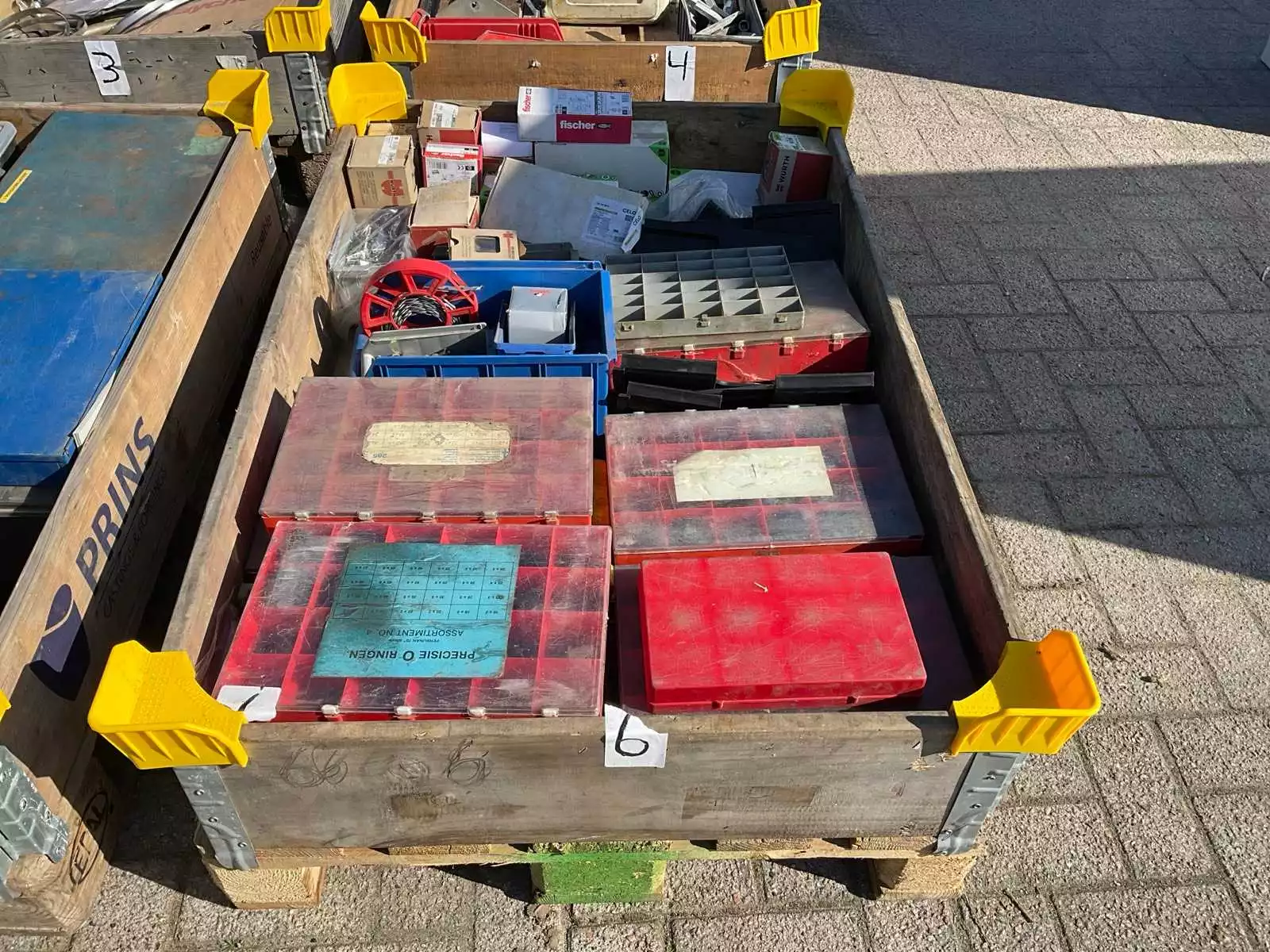 Partij bouten, ringen en plugbouten